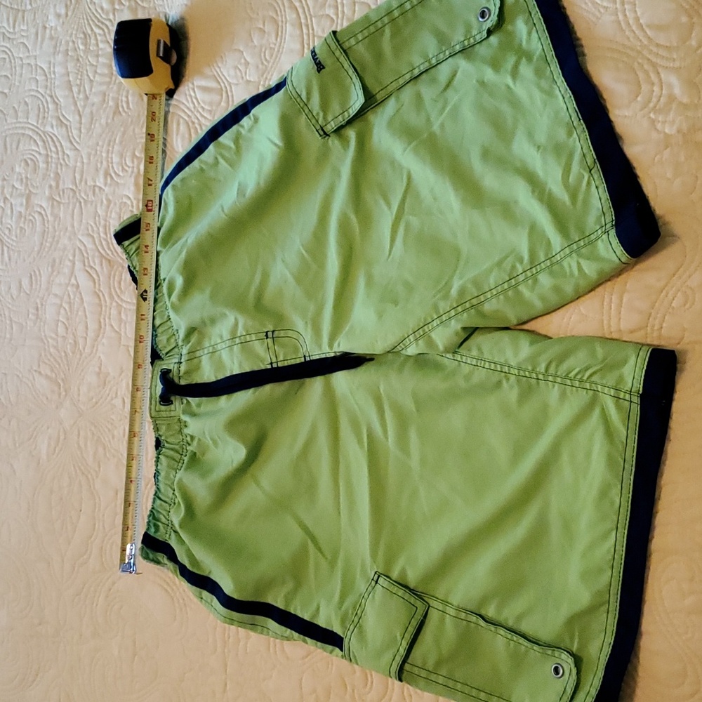 Swim shorts, BEVERLY HILLS POLO CLUB ,lime green  Size Large